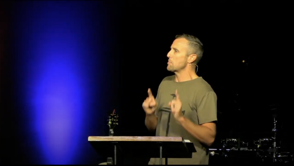 Ps. Matt preaching at LifechurchX