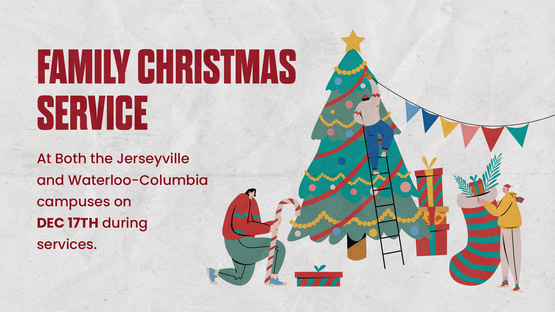 Family Christmas Service Event at LifechurchX in Jerseyville, IL and Waterloo-Columbia, IL