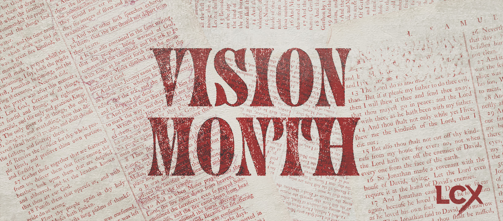 Vision Month at LifechurchX in Jerseyville, IL and Columbia, IL