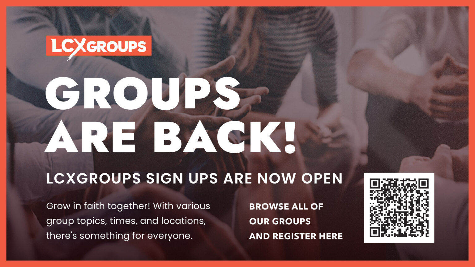 LCXGroups Are Back!