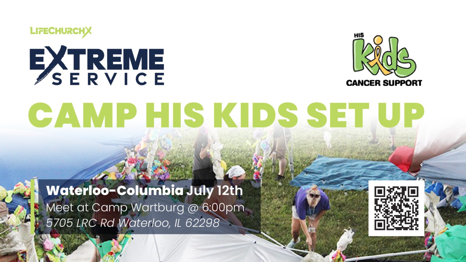 eXtreme Service Camp His Kids Set Up