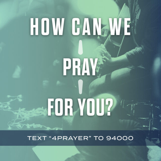 We're here to support you! How can we uplift you in prayer this week? Your requests are important to us. Feel free to share your prayer needs, and let's stand together in faith!

Leave us a comment, send us a private message, or teXt 4Prayer to 94000.
